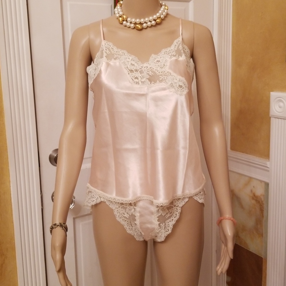 Vtg 80's Fantasies by Morgan Taylor Lingerie Set